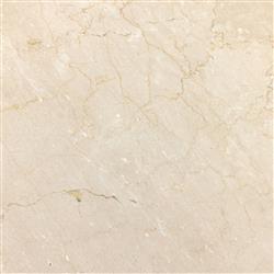 Gary French Country Cream Marble Top Iron Base Round Dining Table - Small - 38"W|