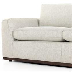 Stanley Rustic Lodge Light Grey Upholstered Sleeper Sofa - 89"|