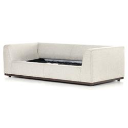 Stanley Rustic Lodge Light Grey Upholstered Sleeper Sofa - 89"|