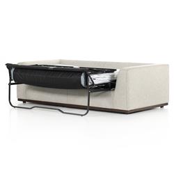 Stanley Rustic Lodge Light Grey Upholstered Sleeper Sofa - 89"|