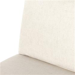 Inno Industrial Loft White Performance Seat Black Iron Frame Counter Stool|