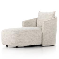 Paolo Modern Classic Grey Performance Chaise Lounge|
