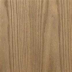 Ivan Mid Century Brown Solid Oak Wood 2 Glass Door Arched Display Case|