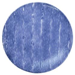Santorini Global Bazaar Blue Ceramic Salad Plates - Set of 4|