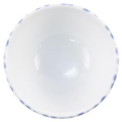 Santorini Global Bazaar Blue Ceramic Cereal Bowls - Set of 4|