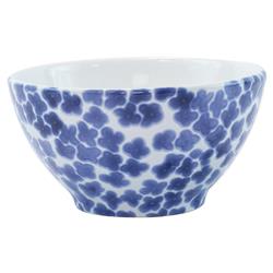 Santorini Global Bazaar Blue Ceramic Cereal Bowls - Set of 4|