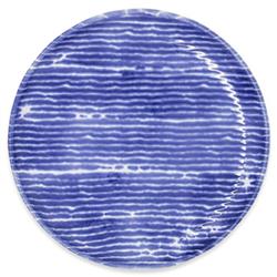 Santorini Global Bazaar Blue Ceramic Assorted Cocktail Plates - Set of 4|