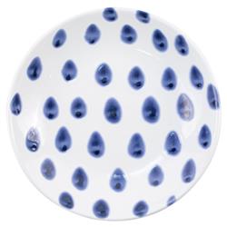 Santorini Global Bazaar Blue Ceramic Assorted Pasta Bowls - Set of 4|