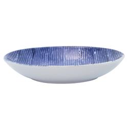 Santorini Global Bazaar Blue Ceramic Assorted Pasta Bowls - Set of 4|