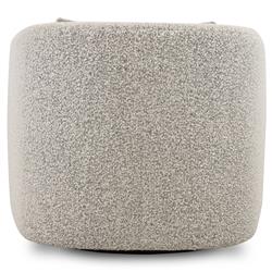 Perrin Modern Classic Grey Performance Boucle Swivel Occasional Barrel Chair|