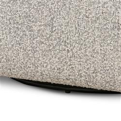 Perrin Modern Classic Grey Performance Boucle Swivel Occasional Barrel Chair|