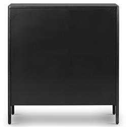 Sutton Industrial Loft Black Iron Bronze Hardware 5 Drawer Dresser|