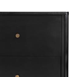 Sutton Industrial Loft Black Iron 4 Drawer Shelving Media Cabinet - 70"W|