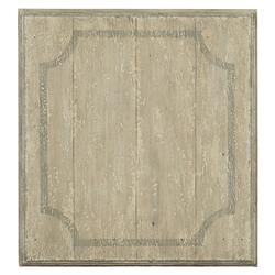 Czar French Country Distressed Brown Top Black Maple Wood Side End Table|