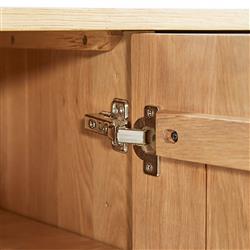 Mia Modern Classic Brown Oak Wood Sideboard|