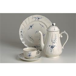 Old Luxembourg French Country White Porcelain Tea Cup|