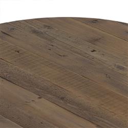 Nayden Rustic Lodge Brown Pine Wood Oval Trestle Dining Table - Small - 86.5"W|