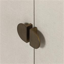 Maya Mid Century White Painted Linen Wood Frame 4 Door Media Cabinet - 72"W|