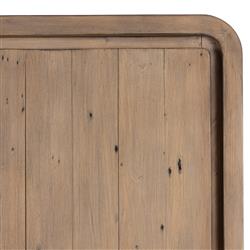 Noah Rustic Lodge Brown Reclaimed Wood 2 Door Wardrobe|