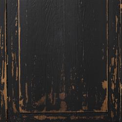 Marjorie French Country Black Pine Wood 3 Drawer 6 Door Sideboard|