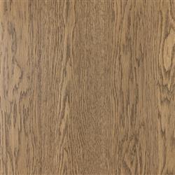 Clarence Rustic Lodge Brown Oak Wood 4 Glass Door 8 Shelf Double Display Case|