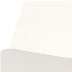 Tropica Coastal Beach Natural Teak White Upholstered Faux Rattan Outdoor Chaise Lounge|