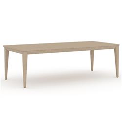 Cheryl Modern Classic Natural Teak Wood Outdoor Dining Table - 94"W|
