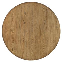 Jeremy Rustic Lodge Brown Wood Round Coffee Table|