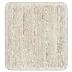 Miguel Coastal Beach Brown Oak Wood Rope Wrapped Rectangular Side End Table|