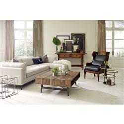 Allison Modern Classic Grey Upholstered 2 Piece Sectional - Left Arm Facing|