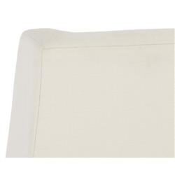 Weberg Hollywood Regency White Upholstered Matte Gold Steel Office Chair|