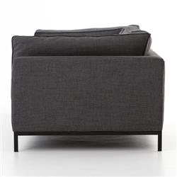 Allison Modern Classic Grey Upholstered Sofa - 91"W|
