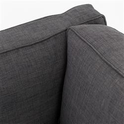 Allison Modern Classic Grey Upholstered Sofa - 91"W|