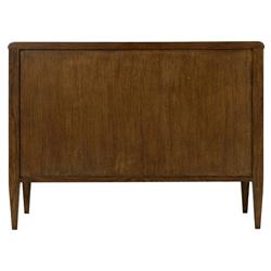 Ayra Dusk Brown Herringbone Oak Wood 3 Drawer Bachelor Chest|