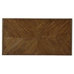 Ayra Dusk Brown Herringbone Oak Wood 3 Drawer Bachelor Chest|