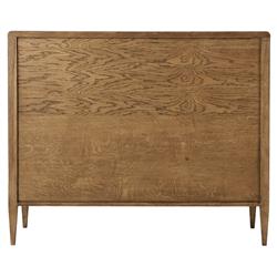 Ayra Mid Century Dusk Brown Oak Wood 3 Drawer Bachelor Chest|