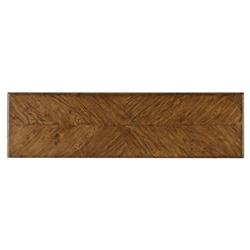 Ayra Mid Century Modern Dusk Brown Oak Wood Media Console|