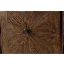 Ayra Mid Century Modern Dusk Brown Oak Wood Media Console|