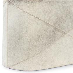 Andres Modern Classic Grey Hide Floor Basket|