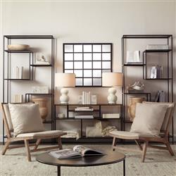 Dwayne French Country Cream Glass Bedside Table Lamp|