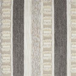 Kalahari Global Brown Sunbrella Stripes Indoor Outdoor Lumbar Pillow - 12x24|