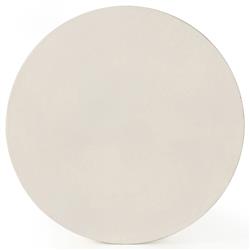 Bailey Industrial Loft White Aluminum Round Drum Outdoor Drink Table|