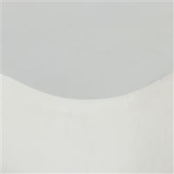 Bailey Industrial Loft White Aluminum Square Block Outdoor Coffee Table - Small|