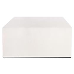 Tricia Industrial Loft Cream Concrete Rectangular Outdoor Coffee Table|
