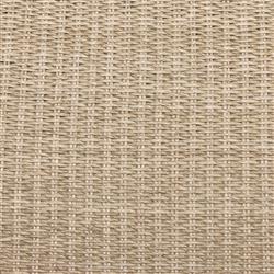 Ivanna Coastal Beach White Woven Wicker Outdoor Dining Bench|