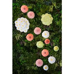 Maria Flor French White Stoneware Fruit Plates - Set of 4|