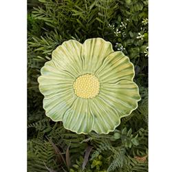 Maria Flor French Green Stoneware Fruit Plates - Set of 4|