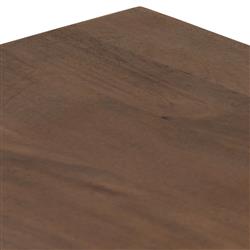 Emilie Coastal Beach Brown Mango Wood Black Iron Woven Cane 4 Door Sideboard|