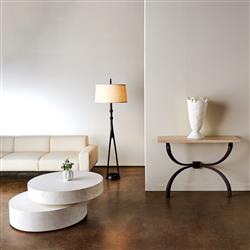 Dwell Studio Sea Star Coastal Beach Matte White Ceramic Table Vase|