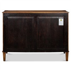 Mari French Country Brown Walnut Dresser|